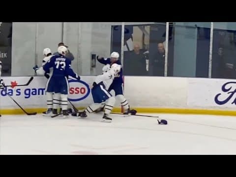 When NHL Camp Gets Physical