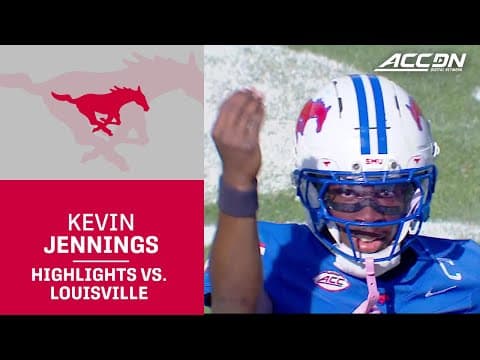 SMU QB Kevin Jennings Highlights vs Louisville