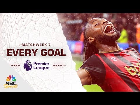 Every Premier League goal from Matchweek 7 (2025-26) | Premier League | NBC Sports