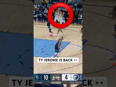 Ty Jerome hits an insane and-1 in his Grizzlies return!