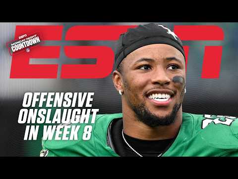 OFFENSIVE ONSLAUGHT 😤 Jason Kelce's Week 8 takeaway is all the scoring | Monday Night Countdown