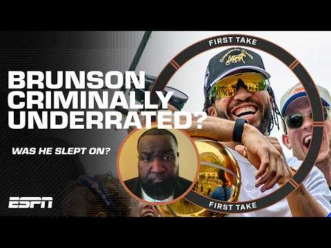 Perk says the CRITICISM Jalen Brunson faced was like 'DAVID vs. GOLIATH' 😮 | First Take