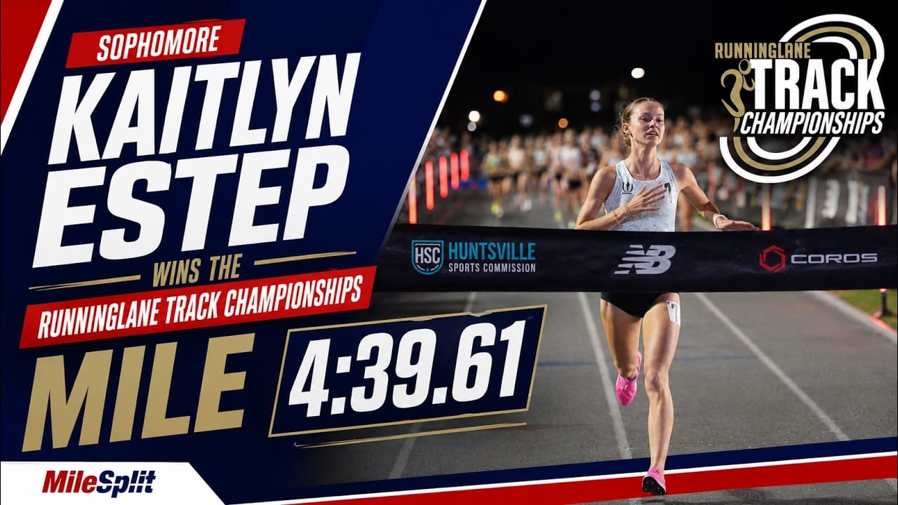 Kaitlyn Estep Runs 4:39.61 To Win The RunningLane Girls Championship Mile!