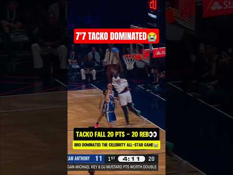 WHO let Tacko in the CELEBRITY game?😭