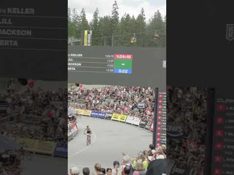 Jolanda Neff strong to the finish 💪 #shorts #ridecannodnale #cannondale #mtb