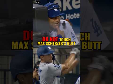 Dave Roberts once learned the hard way not to pat Max Scherzer on the butt.🤣