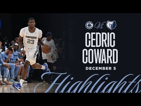 Cedric Coward Highlights vs. LA Clippers