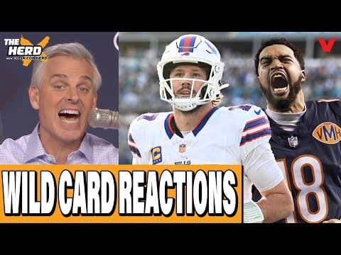 NFL Wild Card REACTION: Bears, Bills, Eagles, 49ers, Packers, Rams | Colin Cowherd: THE HERD