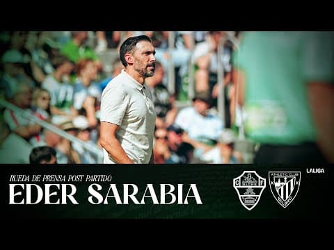 Eder Sarabia analiza el empate sin goles ante el Athletic Club