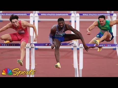 Cordell Tinch leaps closer to global 110m hurdles glory with semifinals qualification | NBC Sports
