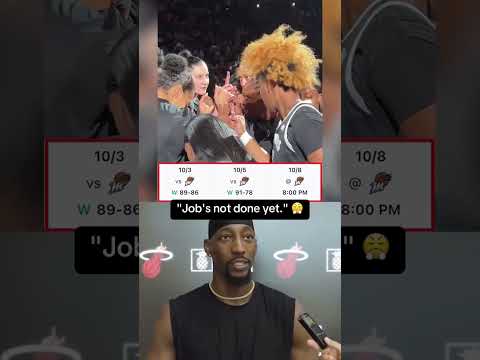 Bam Adebayo is locked in on A'ja and the Aces for the WNBA Finals🔥 (via @Miamiheat/TT)