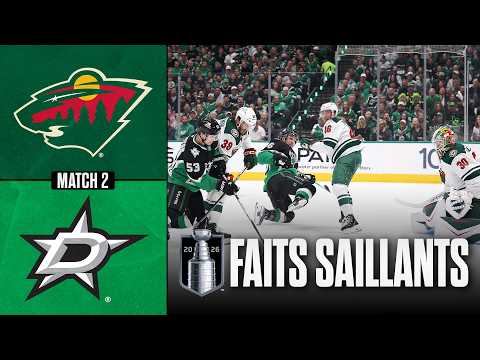 Wild vs Stars, match no 2 | 20/04/26 | Faits saillants