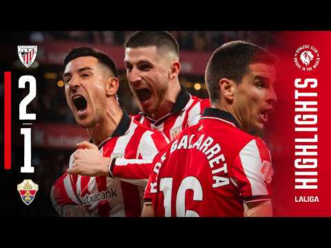 HIGHLIGHTS | Athletic Club 2-1 Elche CF | LaLiga EA Sports 2025/26 MD25