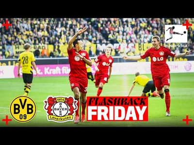 Flashback Friday: FASTEST Bundesliga goal & Schneider’s STUNNING GOAL | Leverkusen vs Dortmund