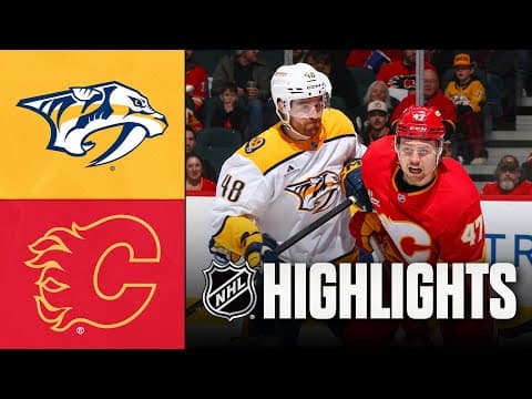 Predators vs. Flames | NHL Highlights | January 03, 2026