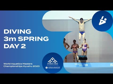 Diving | 3m Springboard | Day 2 | World Aquatics Masters Championships Kyushu 2023