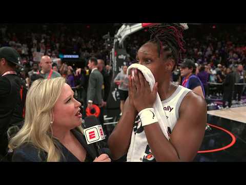 Chelsea Gray reacts to winning the 2025 WNBA Championship 🏆 | WNBA on ESPN