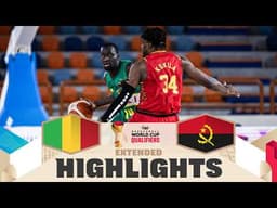 Mali 🇲🇱 v Angola 🇦🇴 | Extended Highlights | FIBA Basketball World Cup 2027 African Qualifiers