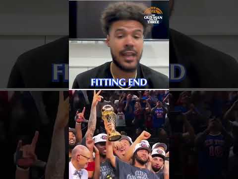 Cam talks about how important Jalen Brunson was for the Knicks championship