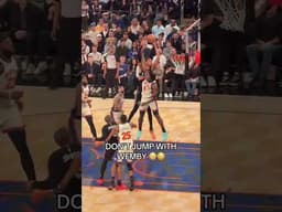 WEMBY DUNK OVER OG ANUNOBY 🔥