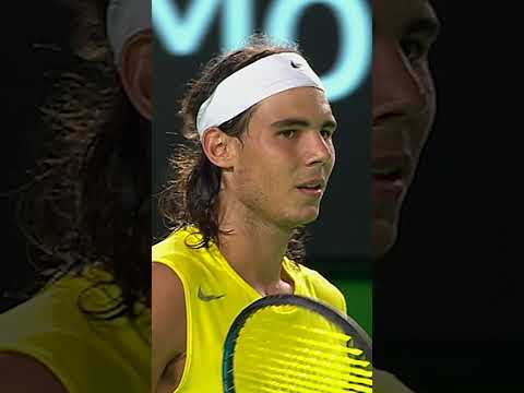 SIGNATURE Nadal winner around the net! 🫪