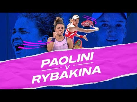 LIVE | Jasmine Paolini v Elena Rybakina | Practice Match | Opening Week | Australian Open 2026