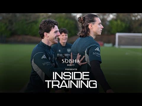 READY TO GO AGAIN 💪 | INSIDE TRAINING | Our Gunners get prepared for Brentford