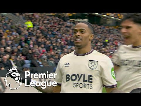 Crysencio Summerville lifts West Ham ahead of Burnley | Premier League | NBC Sports