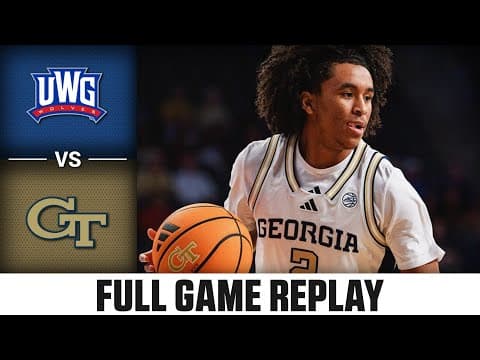 West Georgia vs. Georgia Tech Full Game Replay | 2025-26 ACC Men's Basketball