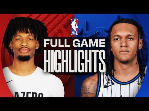 TRAIL BLAZERS at MAGIC | FULL GAME HIGHLIGHTS | November 10, 2025