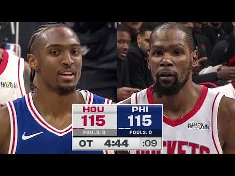 WILD OT ENDING Rockets vs Sixers | January 22, 2026