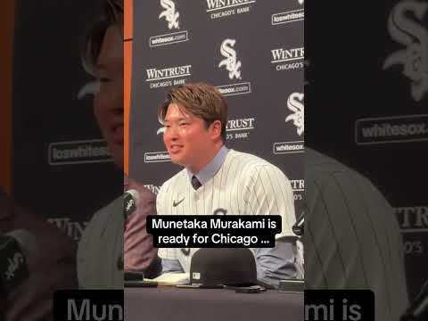 Munetaka Murakami is already showing love to the South Side fans 😆 🎥: @whitesox