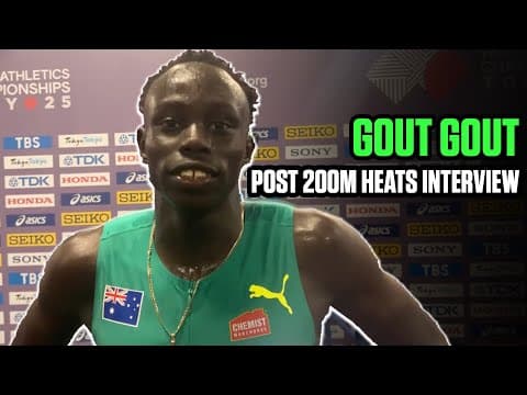Teenage Sensation Gout Gout is READY for World Stage | World Championships Tokyo 2025