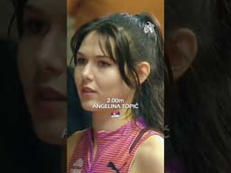 2.00m @ 20-years-old 🔝 #highjump #sports #europeanathletics #trackandfield