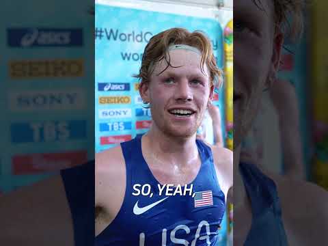 Parker Wolfe gave it everything 🫡 He finished 12th at the World XC Championships.