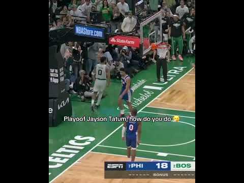 Playoff Jayson Tatum, how do you do? 🤧