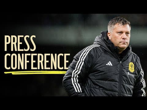 BJ Callaghan | Post Match 2-1 Playoff Win vs Inter Miami Press Conference