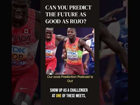 Rojo predicted Wanyonyi wiping the floor of the 1500m runners last year?