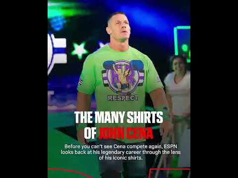 The many shirts of John Cena 👀