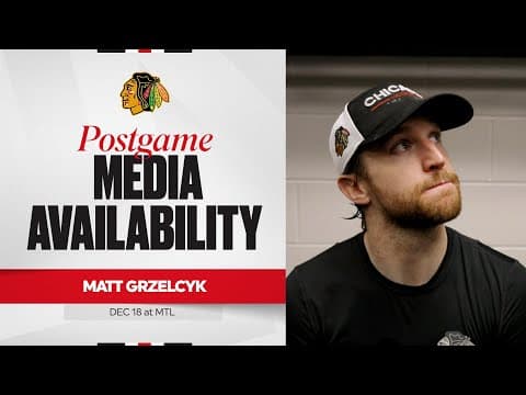 "Completely outplayed us in the third." | Matt Grzelcyk Postgame 12.18.25