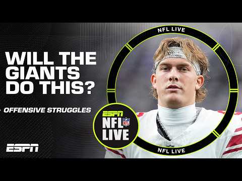 What Mina Kimes needs to see from the Giants' offense next season 👀 | NFL Live