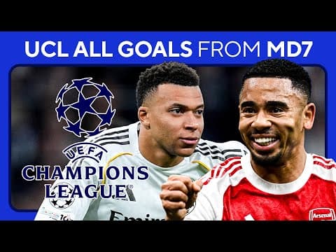 ALL GOALS in MD7 of the UEFA Champions League: January 20, 2026 | Mbappé & Jesus DOUBLE