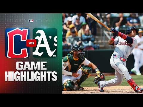 Guardians vs. Athletics Game Highlights (5/3/26) | MLB Highlights