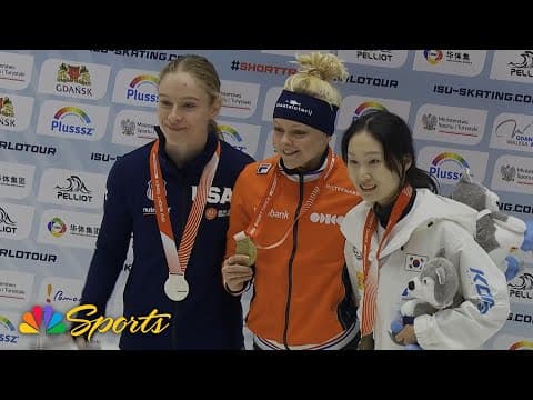 American Corinne Stoddard earns second silver medal of season at Gdansk World Tour | NBC Sports