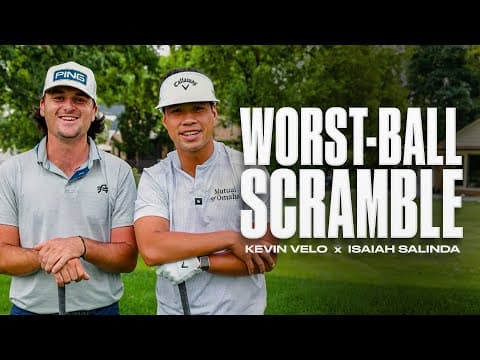 Worst-ball scramble with PGA TOUR rookies | Episode 2 | Rocket Rookies Classic