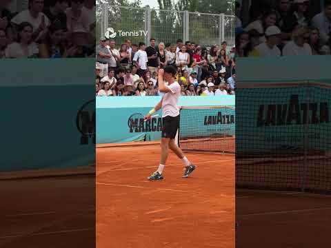 Sinner Begins Madrid Prep 🧱