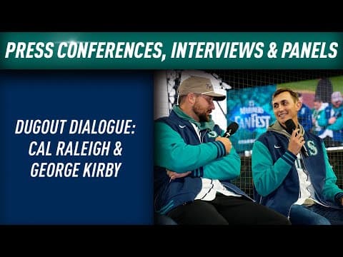 Mariners FanFest Day 2 - Dugout Dialogue: Cal Raleigh & George Kirby