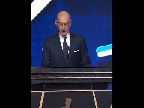 New York Knicks select Sergio De Larrea with No. 25 pick via Los Angeles Lakers in 2026 NBA Draft 🚨
