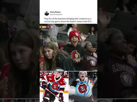The Ottawa 67's really held a 6-7 game for the fans 😅 (via @ott67s/TT)