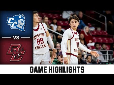 Central Connecticut St. vs. Boston College Game Highlights | 2025-26 ACC Men's Basketball